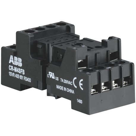 ABB, CR-M2SFB Type, 2 C/O (SPDT) Contacts for PLUGGABLE INTERFACE RELAY