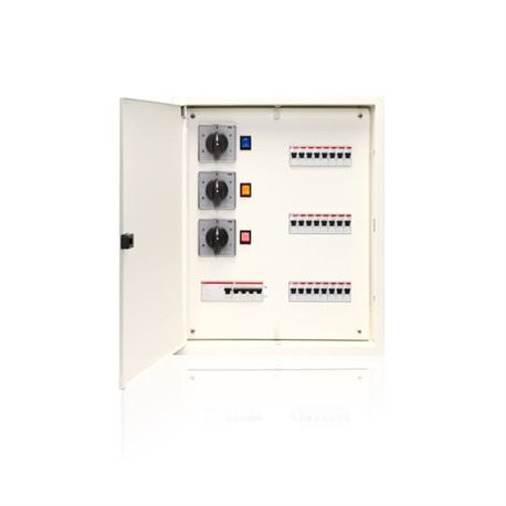 ABB, 63A, 04 Way, Classic Series, Metal Door, PHASE SELECTOR SPVS DB